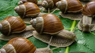 Nveiling the Microscopic World of a Snail Colony #microscopicworld