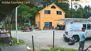 Goldy's Courtyard 1233pm  Bunny Pen Fencing Project pt 2; 1233pm  Linh Carlene SiZZ Larky Penny  ret