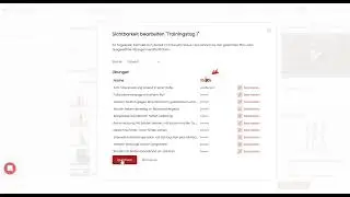 Eine &Uuml;bung und einen Trainingsplan ver&ouml;ffentlichen