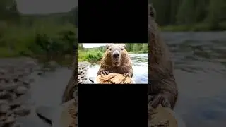 My morning routine. #shorts #beaver #vlog #ai