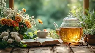 Чайные джазовые мелодии и хорошая книга: Идеальное сочетание для полного расслабления.