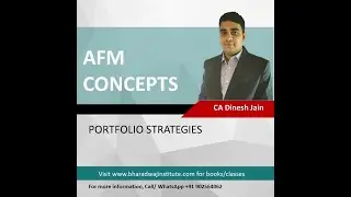 CA Final - Advanced Financial Management - Portfolio Strategies