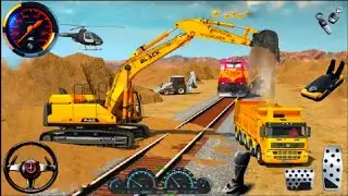 Build Smart City Road - Bridge Highway road in construction simulator Android : Gameplay