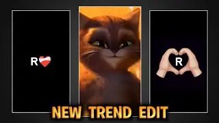 Cat Letter Name Viral Reel Editing | Instagram Trending Cat Reel