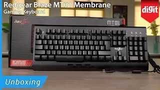 Redgear Blaze MT01 Membrane Gaming Keyboard Unboxing