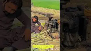 Sugarcane Juice Extraction for Jaggery Making