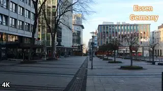 Glimpse of Essen| Shops & Buildings| Germany | Shopping city | winter lockdown closed shops