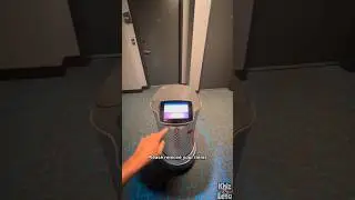 WATCH A ROBOT DELIVER SNACKS AT A HOTEL! #travel #robot #future #hotel #snacks @Aloft