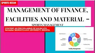 Unit5 Management of Finance, Facilities & Material in Physical Education MPED#ugcnet#exampreparation