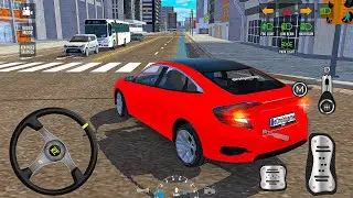 New Car Traffic Driving 2026: City Civic master driving and parking Test #101 - car android gameplay