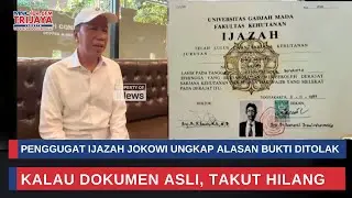 🔴 LIVE Trijaya | Penggugat Punya Alasan Penolakan Penggunaan Dokumen Asli Persidangan Ijazah Jokowi