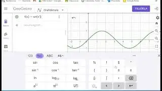 Trigonometriska funktioner i grader GeoGebra