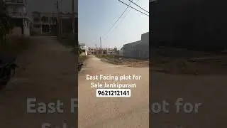 East facing 30 ft road plot for Sale in Jankipuram Lucknow l Residential plot for Sale