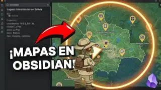 Obsidian Bases + Mapas: ¡Lleva tus notas al mundo real!