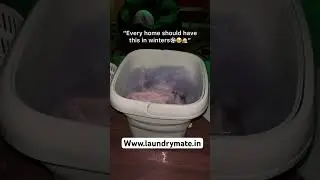 LaundryMate: Mini portable washer for spotless clothes anywhere! 🧺✨ #LaundryMadeEasy #LaundryMate