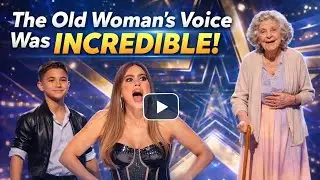 An Old Woman & Young Boy Shock America&rsquo;s Got Talent &mdash; Her Voice Will Make You Cry