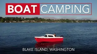 BOAT Camping On A TINY 1957 Glasspar Del Mar [Chill lofi Beats & Adventure]