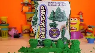 Kinetic Sand Shimmering Emerald Green Toys