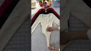 Sleek & Stylish: Long Sleeve Bodysuits for Every Occasion!#fashion #bodysuit #style