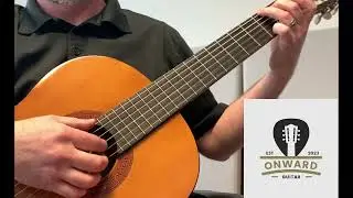 Basic Fingerpicking in G on a Classical Guitar (Yamaha C40)