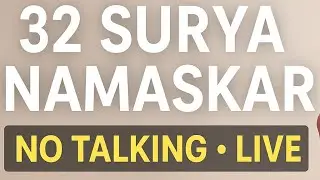 Yoga with Diptii Dash is live Build Discipline with 32 Surya Namaskar | LIVE