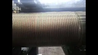 Automatic overlay welding hydraulic cylinder barrel repair