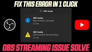 OBS YouTube Stream Disconnect Problem? Fix It Instantly