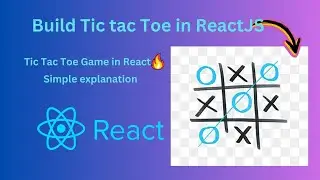 Building Tic Tac Toe  in ReactJS | using Hooks |React tutorial .Frontend machine coding question
