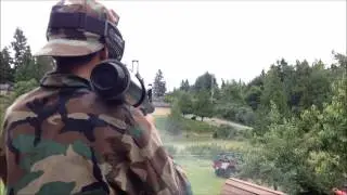 Shooting bottle rockets out of homemade PVC RPG
