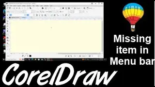 Советы и рекомендации по Corel Draw: потерянный объект в строке меню