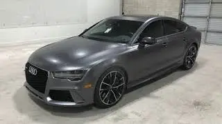 Audi Vehicle Wrap Video- 3M Satin Dark Grey Vinyl