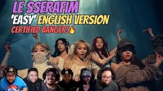 LE SSERAFIM (르세라핌) 'EASY (English ver.)' - REACTION - Certified Slapper!