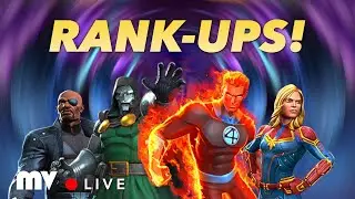 5-Star Champion Rank-Ups, Epic Red Rift, & RoL Benchmark (Live) | Marvel Contest of Champions