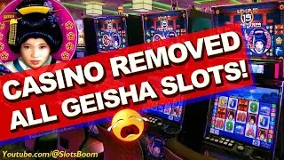 GEISHA!!! FREE GAMES BONUS & PLAY - 5c Aristocrat SLOTS IN CASINO - The LAST GEISHA SLOTS :(