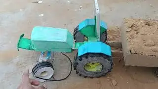 Jhondeere tractor power testing with trolley ट्रैक्टर की पॉवर टेस्टिंग की ट्राली के साथ घर पर 