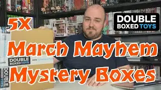 Unboxing 5x Double Boxed Toys March Mayhem Funko Pop Mystery Boxes
