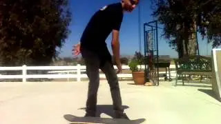 How to backside 180 on a skateboard.