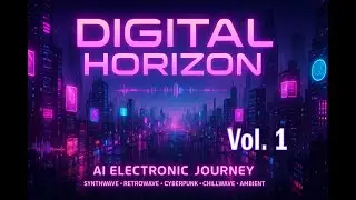 Digital Horizon - AI Electronic Journey Vol. 1 |  [Music for Focusing / Studying / Working]