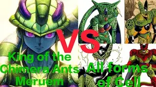 Meruem VS every form of Cell in jump force Mugen/The king of Chimera Ants meets  King of Evolutions.