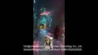 Led Arch Display Space time Tunnel Screen Curved Led Video Wall Front maintenance indoor curving fle
