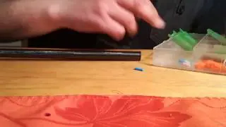 Montage d'un élastique dans un scion monobloc