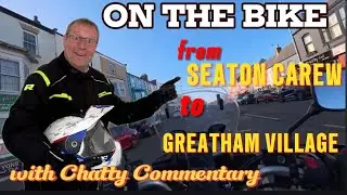 HARTLEPOOL ON THE BIKE, Seaton Carew to Greatham Village with chatty commentary