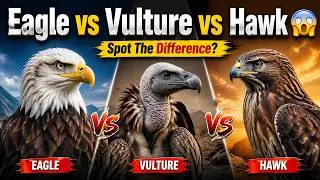 चील, गिद्ध और बाज में अंतर । Difference between Eagle, Vulture, and Hawk