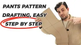 Pants Pattern Drafting | Easy Step by Step 