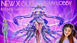 New Girl XSuit VS Me || Random squad gameplay|| #pubgmobile  #bgmi