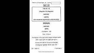 Chse art's history question paper 2024📌 #chsequestion #history #chse12th #chse12th #chseodisha