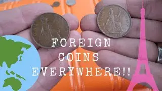 I Found Foreign Coins Metal Detecting in Michigan