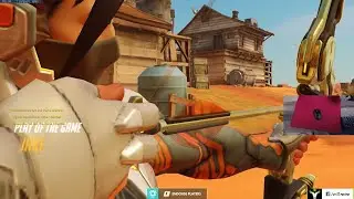 POTG! JAKE vs SUPER! HANZO GAMEPLAY OVERWACTH SEASON 32 TOP 500