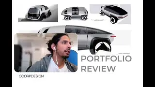 Portfolio Review- Automotive Design critique by a professional designer- 2025. OCORPDESIGN