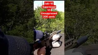 PSA Jakl-10 Suppressed VS Unsuppressed